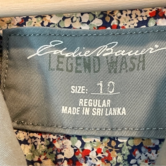 Eddie Bauer Women’s Light Blue Blazer Jacket Size 10 - Picture 6 of 6